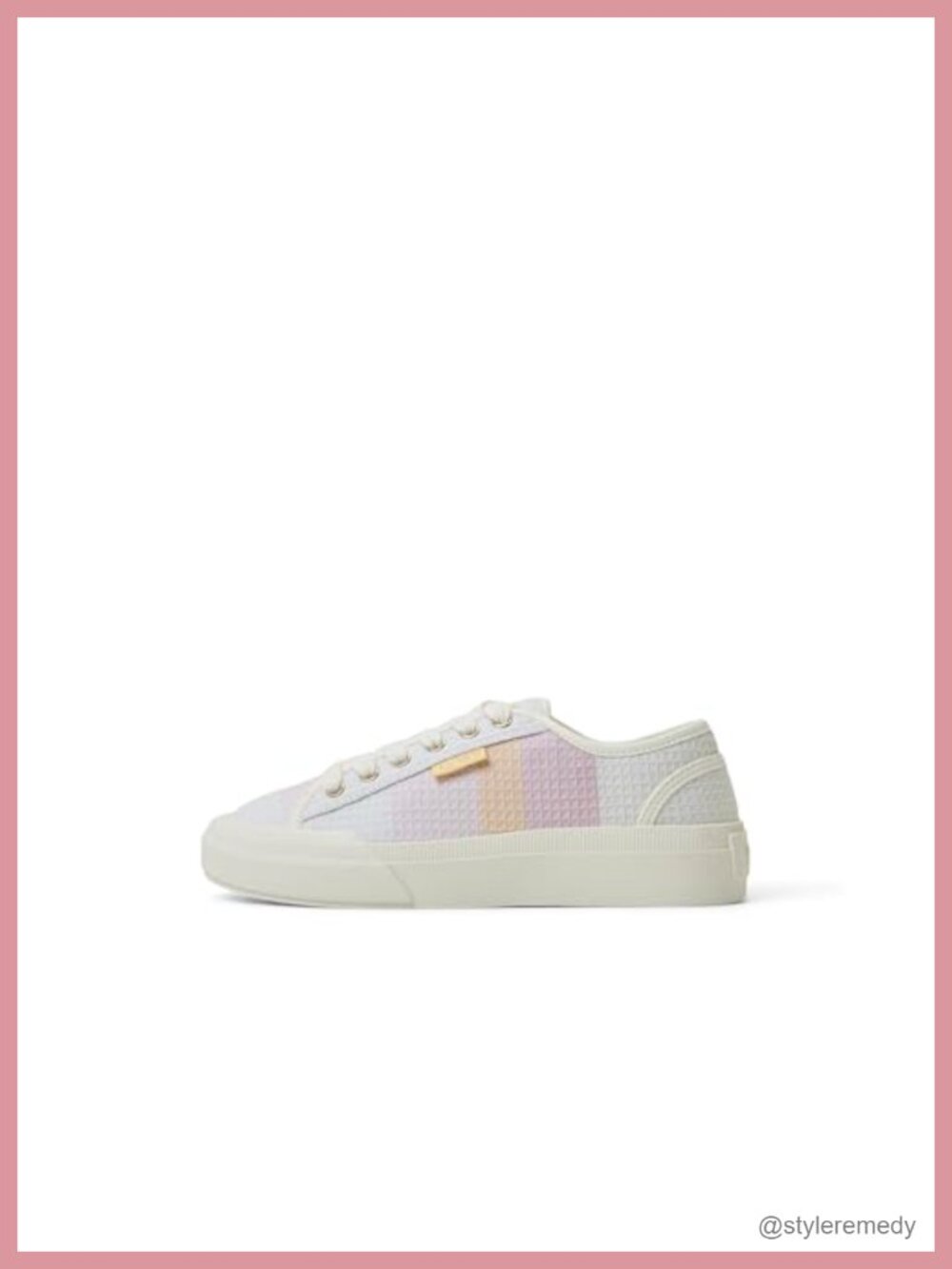 Women's Platform Sneakers with Cotton Upper and Recycled Outsole